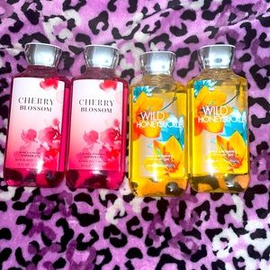 Bath and body works shower gels x4